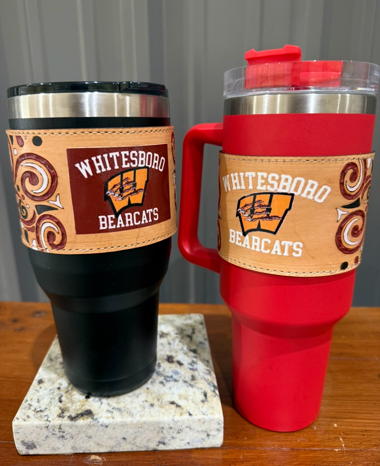 Leather Tumbler Wrap